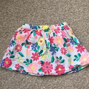 NWOT girl’s skirt with built in shorts